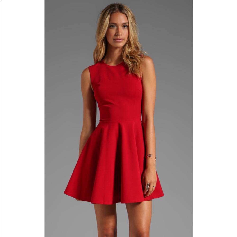 DVF Jeannie Dress Red